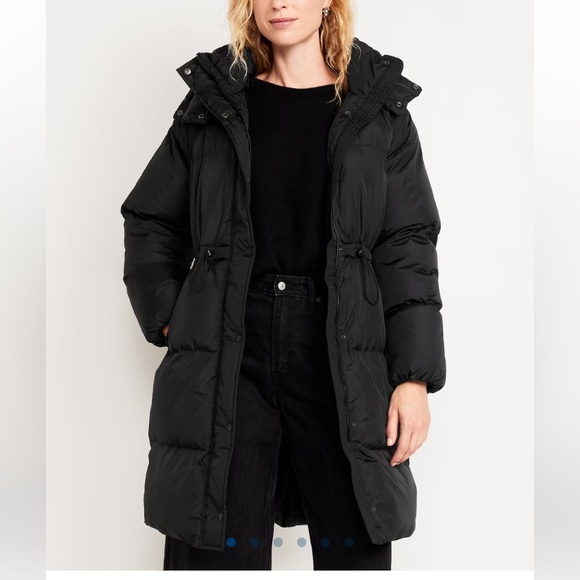 Water-Resistant Quilted Long Puffer
Jacket - Picture 1 of 4